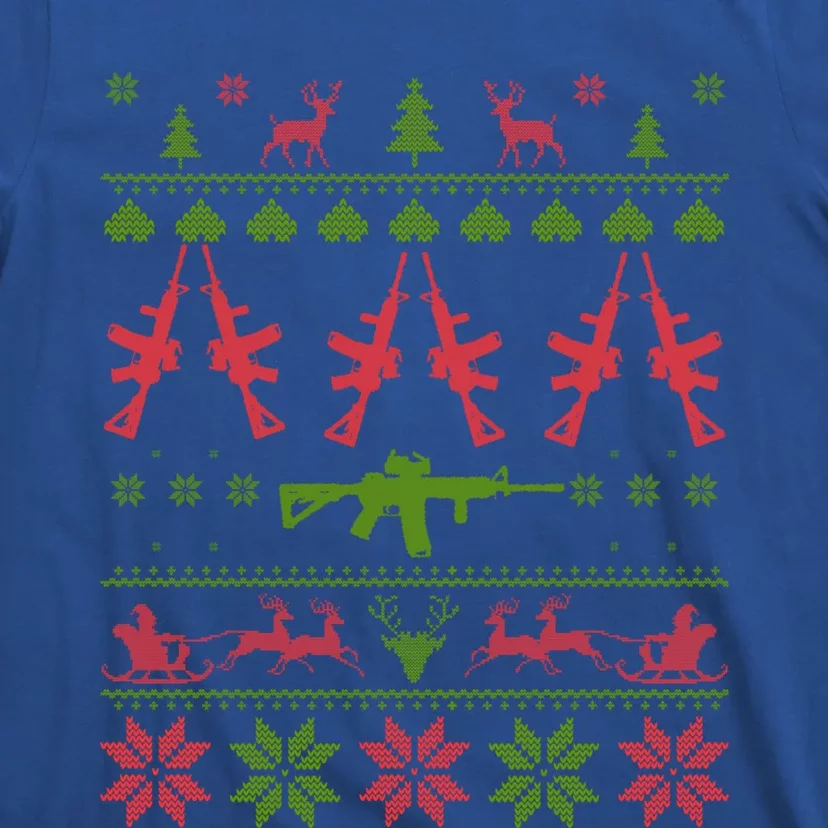 Ar15 Ugly Christmas Cool Gift T-Shirt