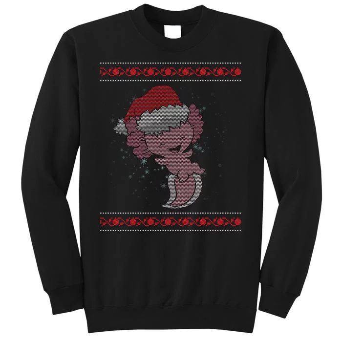 Axolotl Ugly Christmas Sweater Design Sweatshirt