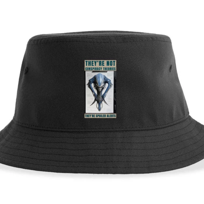 Alien Ufo Conspiracy Theory Disclosure Sustainable Bucket Hat