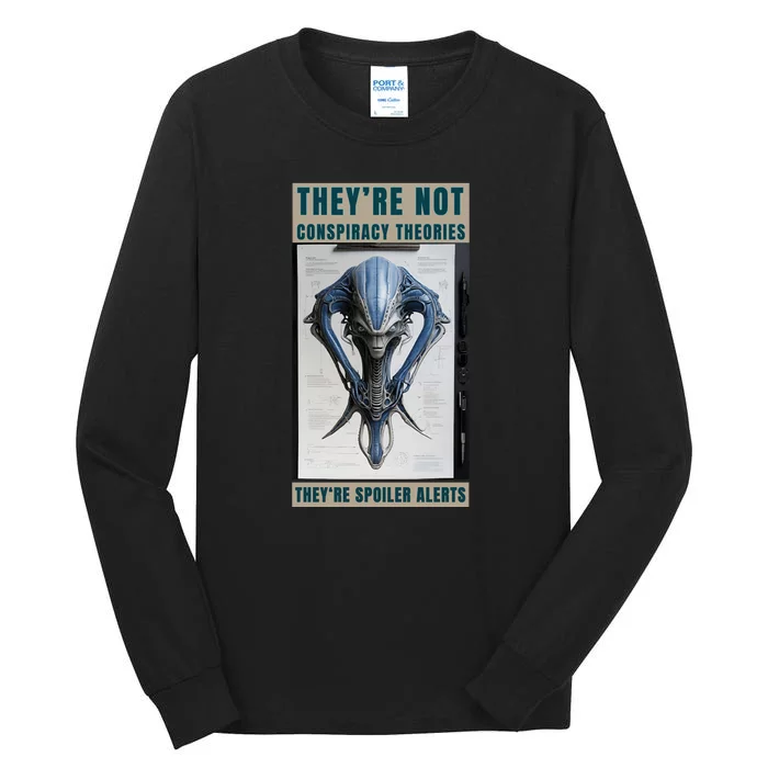 Alien Ufo Conspiracy Theory Disclosure Tall Long Sleeve T-Shirt