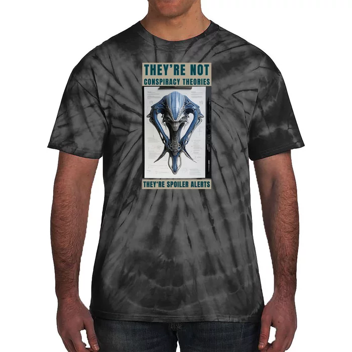 Alien Ufo Conspiracy Theory Disclosure Tie-Dye T-Shirt