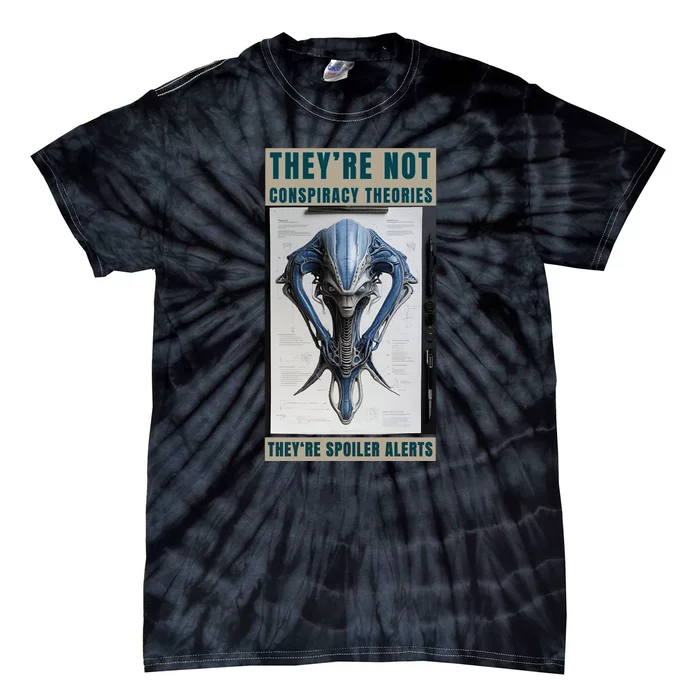 Alien Ufo Conspiracy Theory Disclosure Tie-Dye T-Shirt