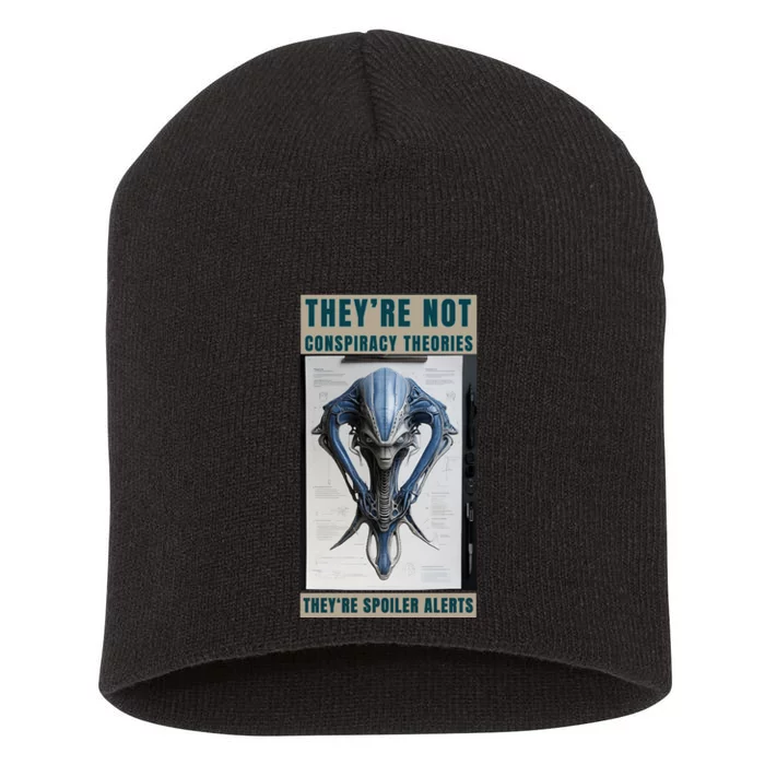 Alien Ufo Conspiracy Theory Disclosure Short Acrylic Beanie