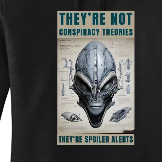 Alien Ufo Conspiracy Theory Disclosure Women's Pullover Hoodie