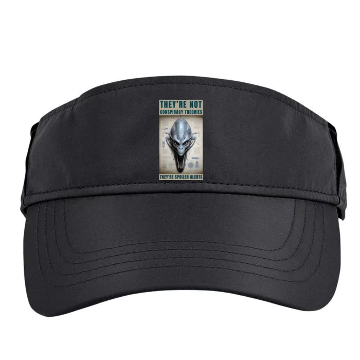 Alien Ufo Conspiracy Theory Disclosure Adult Drive Performance Visor