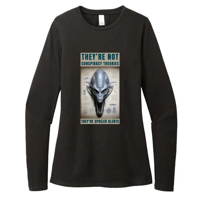 Alien Ufo Conspiracy Theory Disclosure Womens CVC Long Sleeve Shirt