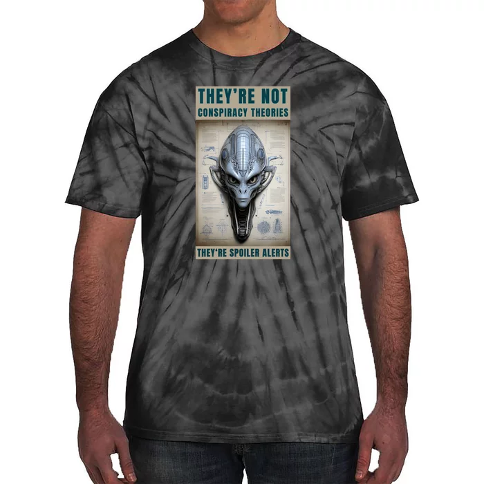 Alien Ufo Conspiracy Theory Disclosure Tie-Dye T-Shirt