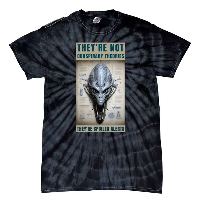 Alien Ufo Conspiracy Theory Disclosure Tie-Dye T-Shirt