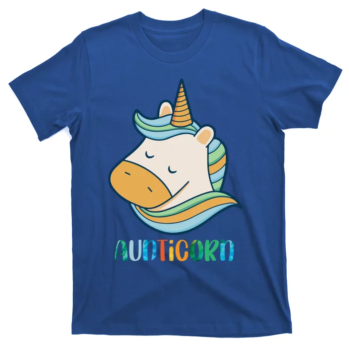 Aunticorn Unicorn Cute Aunt From Niece Cool Gift T-Shirt