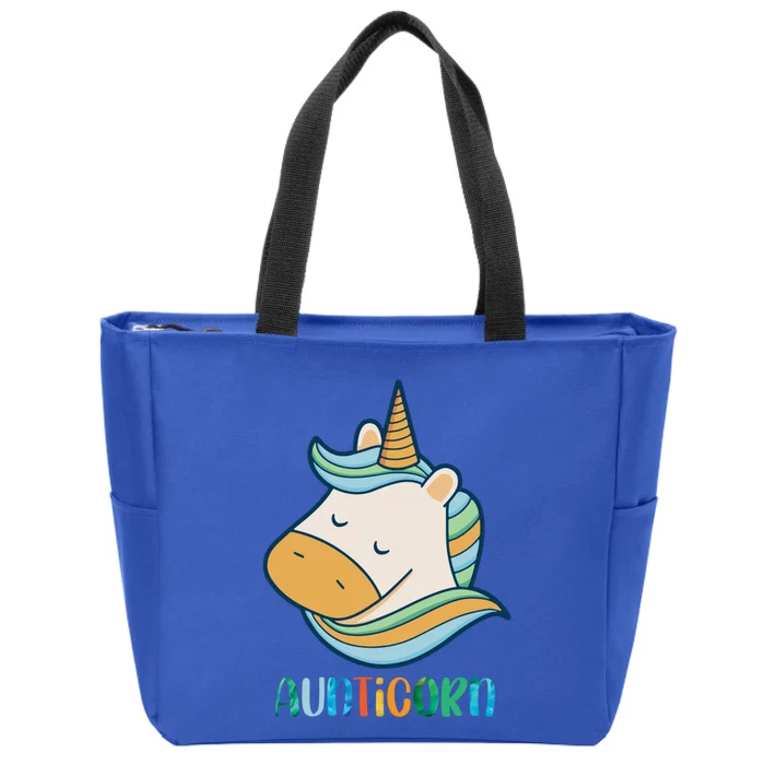 Aunticorn Unicorn Cute Aunt From Niece Cool Gift Zip Tote Bag