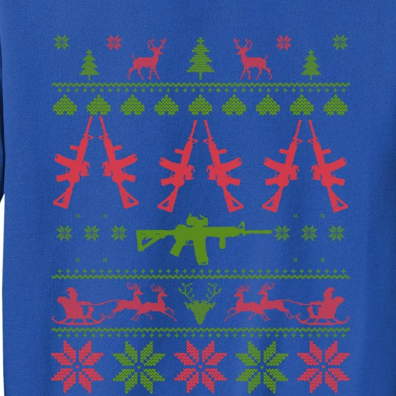 Ar15 Ugly Christmas Meaningful Gift Tall Sweatshirt