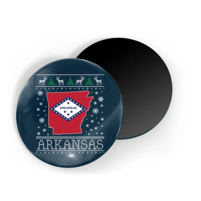 Arkansas Ugly Christmas Sweater CM Magnet