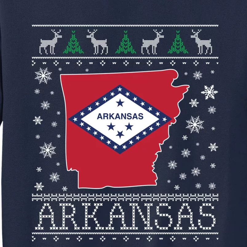 Arkansas Ugly Christmas Sweater CM Tall Sweatshirt