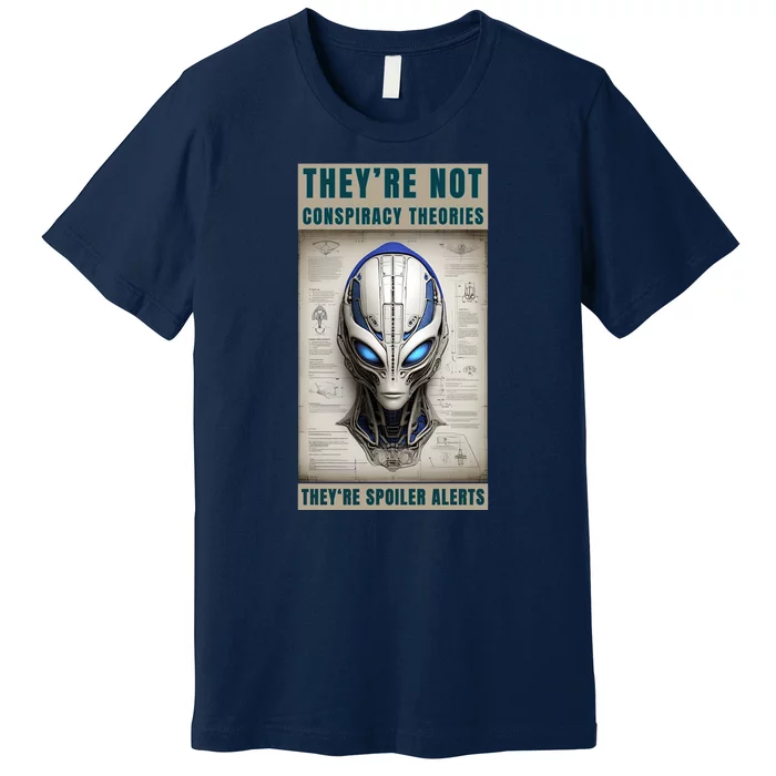 Alien Ufo Conspiracy Theory Disclosure Premium T-Shirt