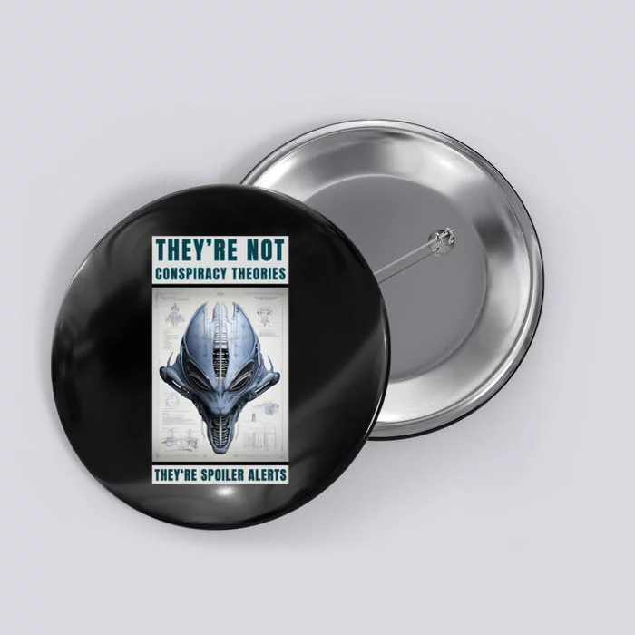 Alien Ufo Conspiracy Theory Disclosure Button