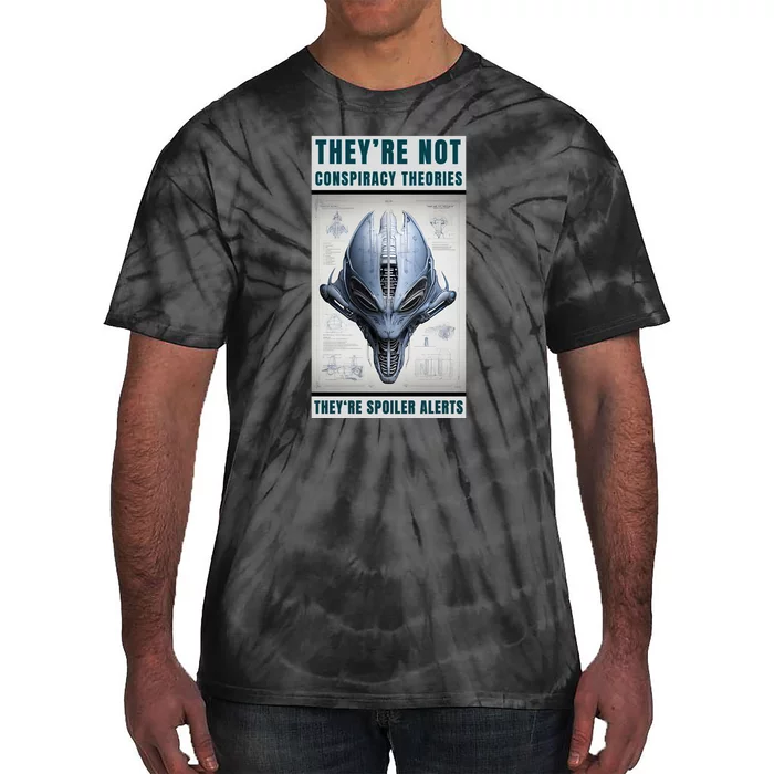 Alien Ufo Conspiracy Theory Disclosure Tie-Dye T-Shirt