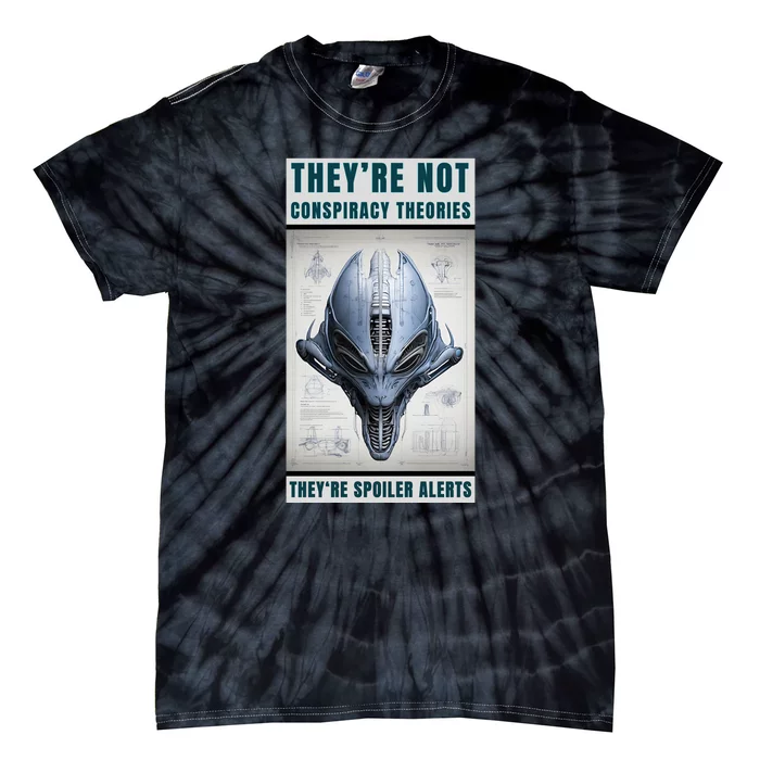 Alien Ufo Conspiracy Theory Disclosure Tie-Dye T-Shirt