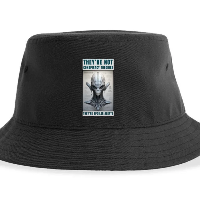 Alien Ufo Conspiracy Theory Disclosure Sustainable Bucket Hat