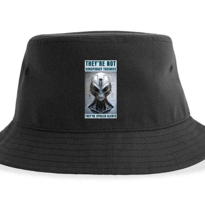 Alien Ufo Conspiracy Theory Disclosure Sustainable Bucket Hat