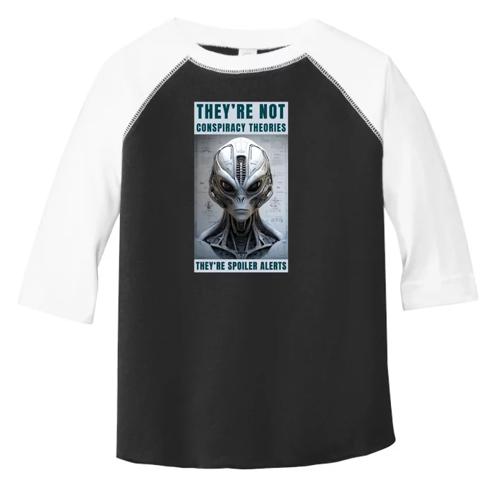 Alien Ufo Conspiracy Theory Disclosure Toddler Fine Jersey T-Shirt