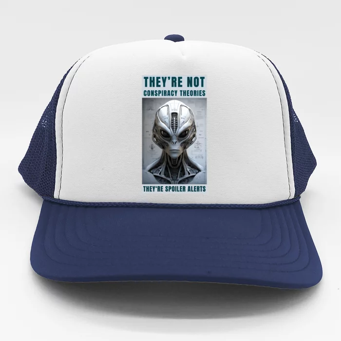 Alien Ufo Conspiracy Theory Disclosure Trucker Hat