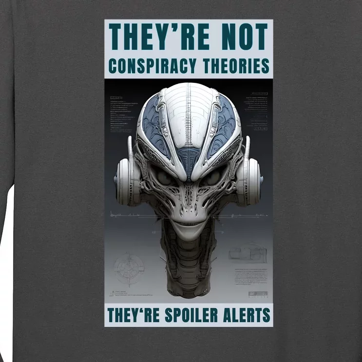 Alien Ufo Conspiracy Theory Disclosure Tall Long Sleeve T-Shirt