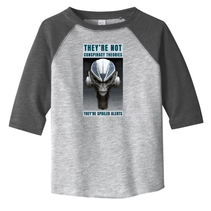 Alien Ufo Conspiracy Theory Disclosure Toddler Fine Jersey T-Shirt