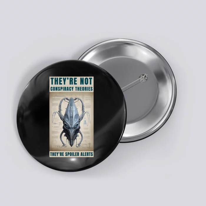 Alien Ufo Conspiracy Theory Disclosure Button