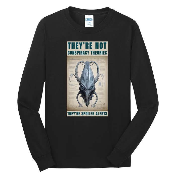 Alien Ufo Conspiracy Theory Disclosure Tall Long Sleeve T-Shirt