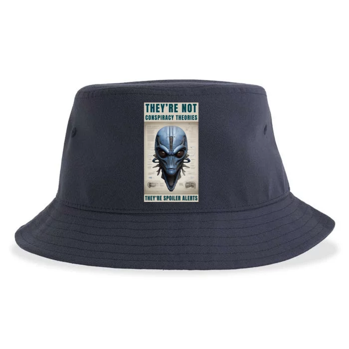 Alien Ufo Conspiracy Theory Disclosure Sustainable Bucket Hat