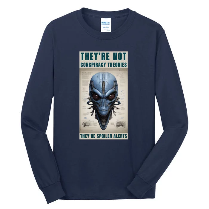 Alien Ufo Conspiracy Theory Disclosure Tall Long Sleeve T-Shirt