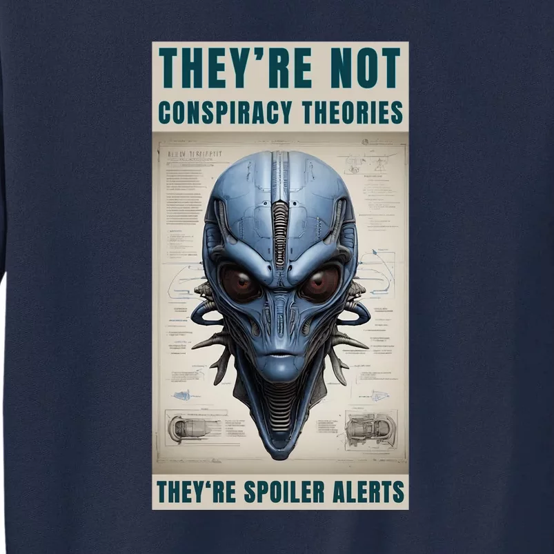 Alien Ufo Conspiracy Theory Disclosure Tall Sweatshirt