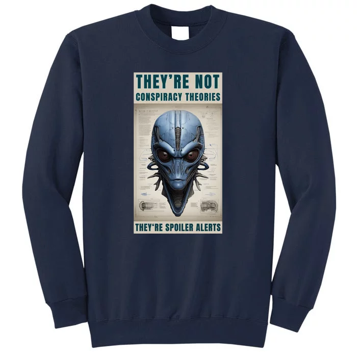 Alien Ufo Conspiracy Theory Disclosure Tall Sweatshirt