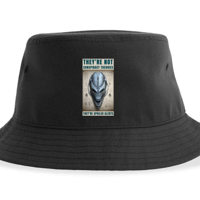 Alien Ufo Conspiracy Theory Disclosure Sustainable Bucket Hat