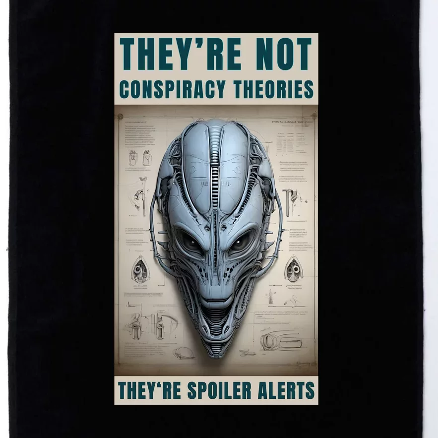 Alien Ufo Conspiracy Theory Disclosure Platinum Collection Golf Towel