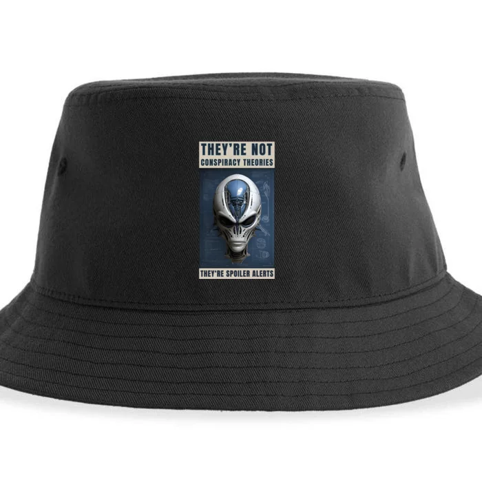 Alien Ufo Conspiracy Theory Disclosure Sustainable Bucket Hat