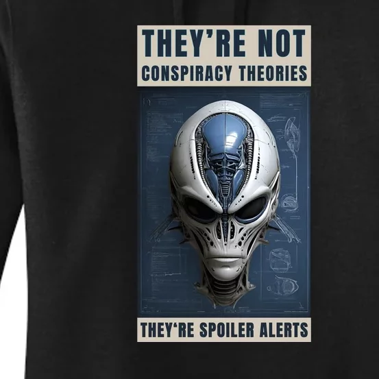 Alien Ufo Conspiracy Theory Disclosure Women's Pullover Hoodie