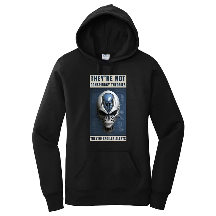 Alien Ufo Conspiracy Theory Disclosure Women's Pullover Hoodie