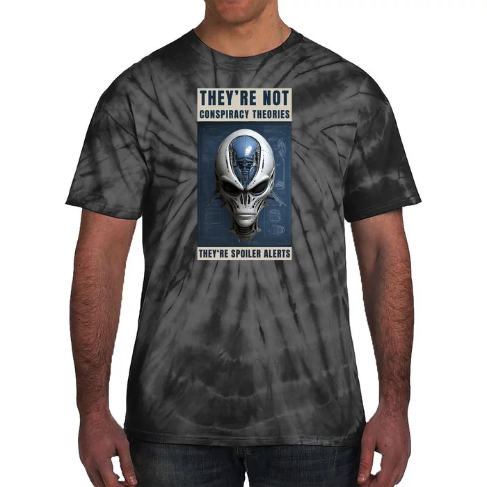 Alien Ufo Conspiracy Theory Disclosure Tie-Dye T-Shirt