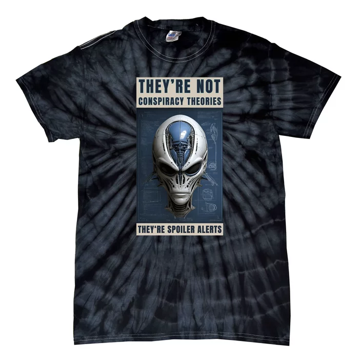 Alien Ufo Conspiracy Theory Disclosure Tie-Dye T-Shirt