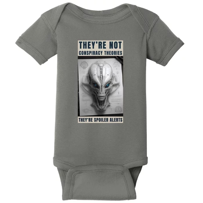 Alien Ufo Conspiracy Theory Disclosure Baby Bodysuit