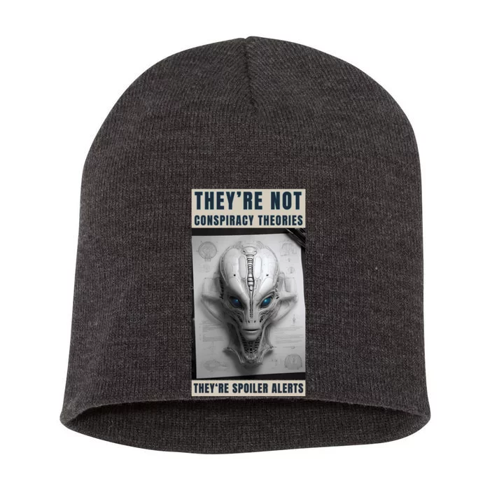 Alien Ufo Conspiracy Theory Disclosure Short Acrylic Beanie