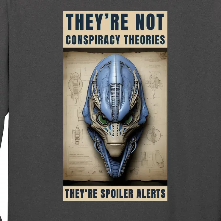 Alien Ufo Conspiracy Theory Disclosure Tall Long Sleeve T-Shirt