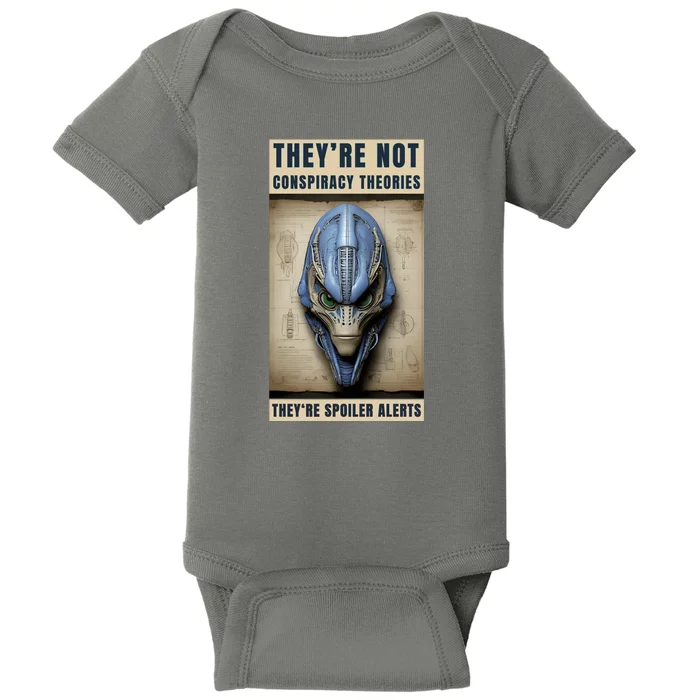 Alien Ufo Conspiracy Theory Disclosure Baby Bodysuit