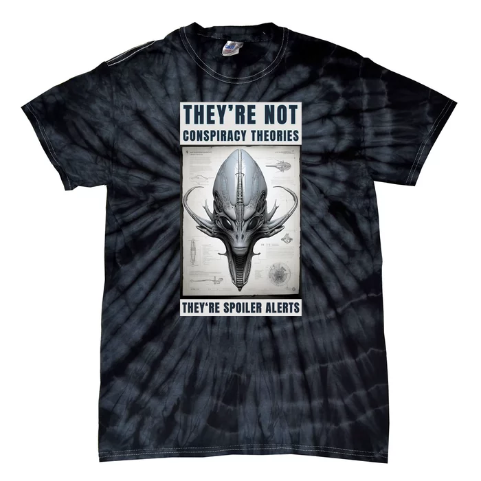 Alien Ufo Conspiracy Theory Disclosure Tie-Dye T-Shirt