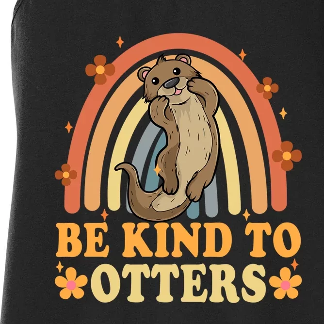 Antibullying Unity Day Be Kind To Otters Kindness Matters Women's Racerback Tank