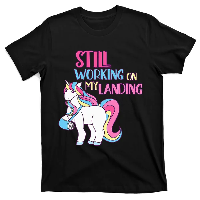 Adorable Unicorn Design for Healing Broken Arm Recovery T-Shirt