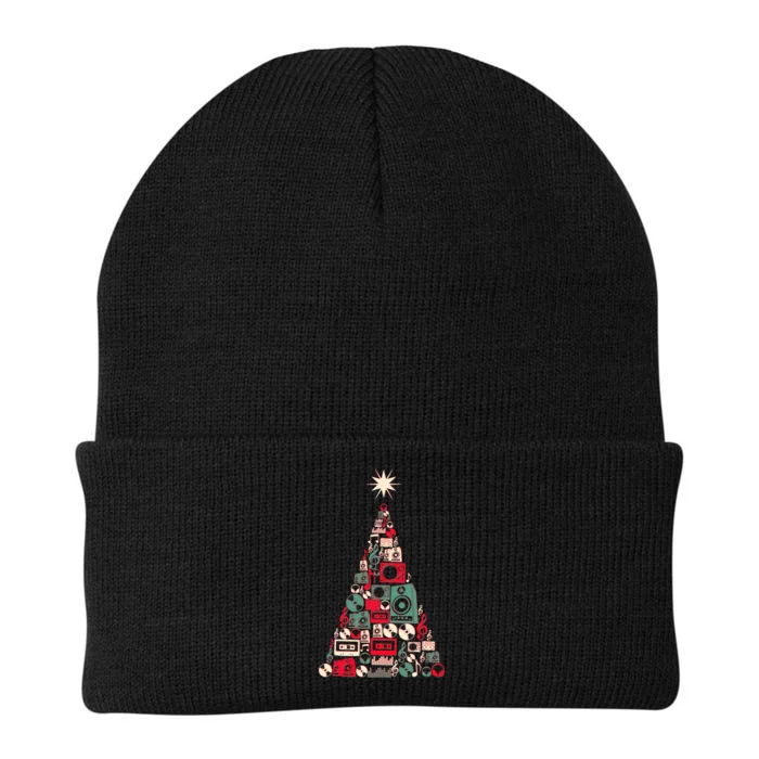 Audio Music Fan Christmas Tree Knit Cap Winter Beanie