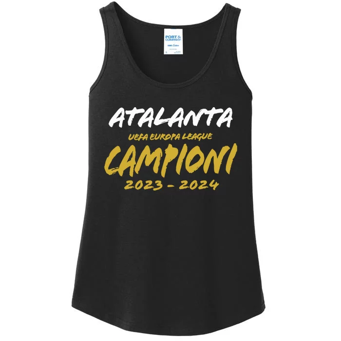 Atalanta Uefa Europa League Campioni 20232024 Ladies Essential Tank