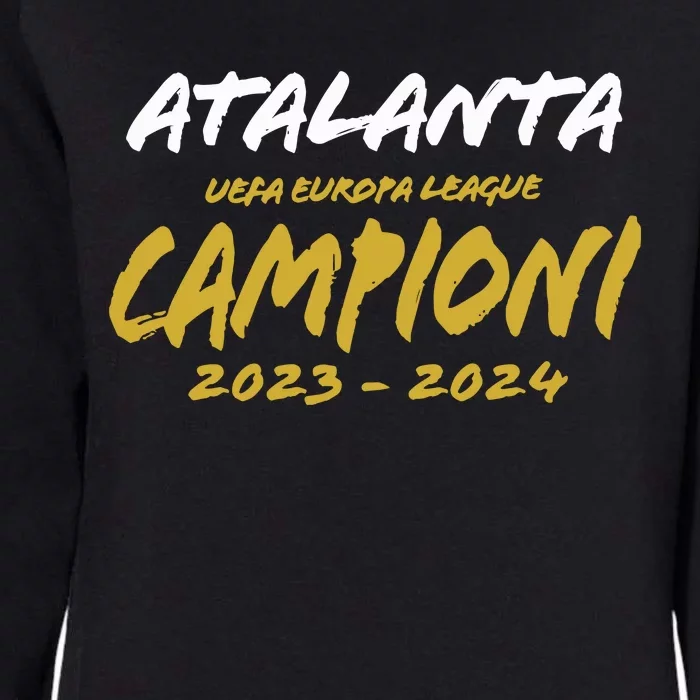 Atalanta Uefa Europa League Campioni 20232024 Womens California Wash Sweatshirt